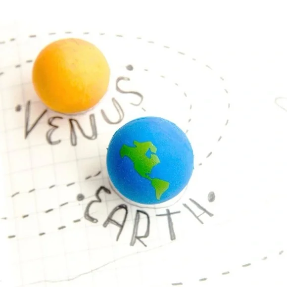 NWT Solar System Eraser Set - Picture 4 of 7